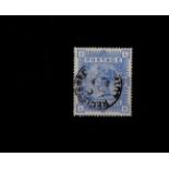 GB - QV 10/- pale ultramarine SG183a fine used cat £550