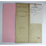 Commission documents for William Harris, Ensign 37th Foot 22nd Jan 1868, and Lieut Bengal Staff