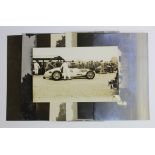 Motor Racing, 1937 Grand Prix at Donnington, privately publisher postcards   (8)