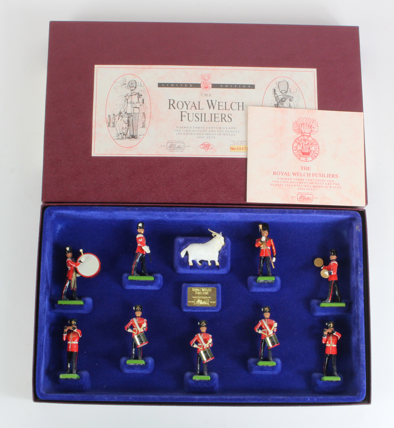 Britains. The Royal Welch Fusiliers, contained in original box, limited edition 3728/6000