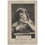 John Sinclair - Actresses, type card, Dorothy Chard, G+ cat value £90