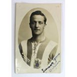 Huddersfield Town RP postcard of W Watson and hand signed in ink, these are part of Huddersfield