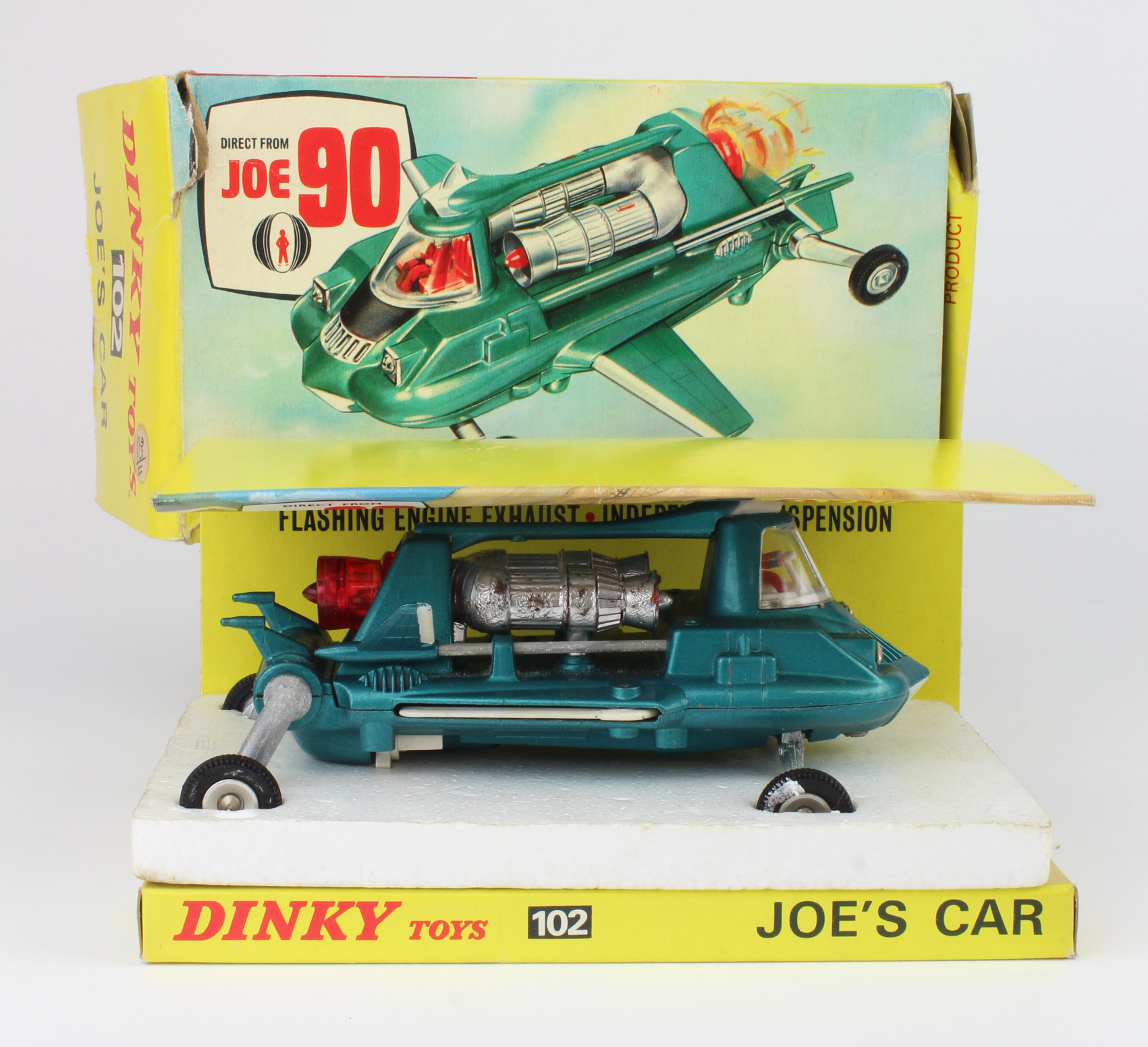 Dinky Toys, no. 102 'Direct from Joe 90, Joe's Car', with original insert & polystyrene, model looks