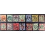 GB - QV 1887 Jubilee set used to 1/- (both), total cat £340. (14)