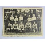 Wartime press photo with Belgium press stamp to rear, 7"x5" b&w team photo of '2nd R.A.F. XI