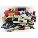Diecast. A collection of diecast toys (some boxed), including Dinky, Matchbox, Lledo, etc.