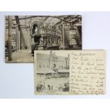 Royal visits to Sheffield Yorkshire postcards, with early royalty Queen Victoria opening Town Hall