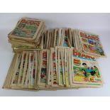 Beano Comics. A large collection of approximately 270 Beano comics, mostly circa 1980s