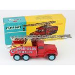 Corgi Major Toys, no. 1121 'Chipperfields Circus Crane Truck', crane hook missing, contained in