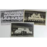 Football - Tottenham Hotspur 1919-1920 x2 RP's, and a b & w style Team postcard. (3)
