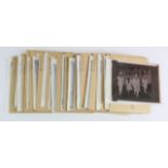 WWII, approximately fifty-five 5 x 4" celluloid negatives, including Churchill, Belsen, Chamberlain,