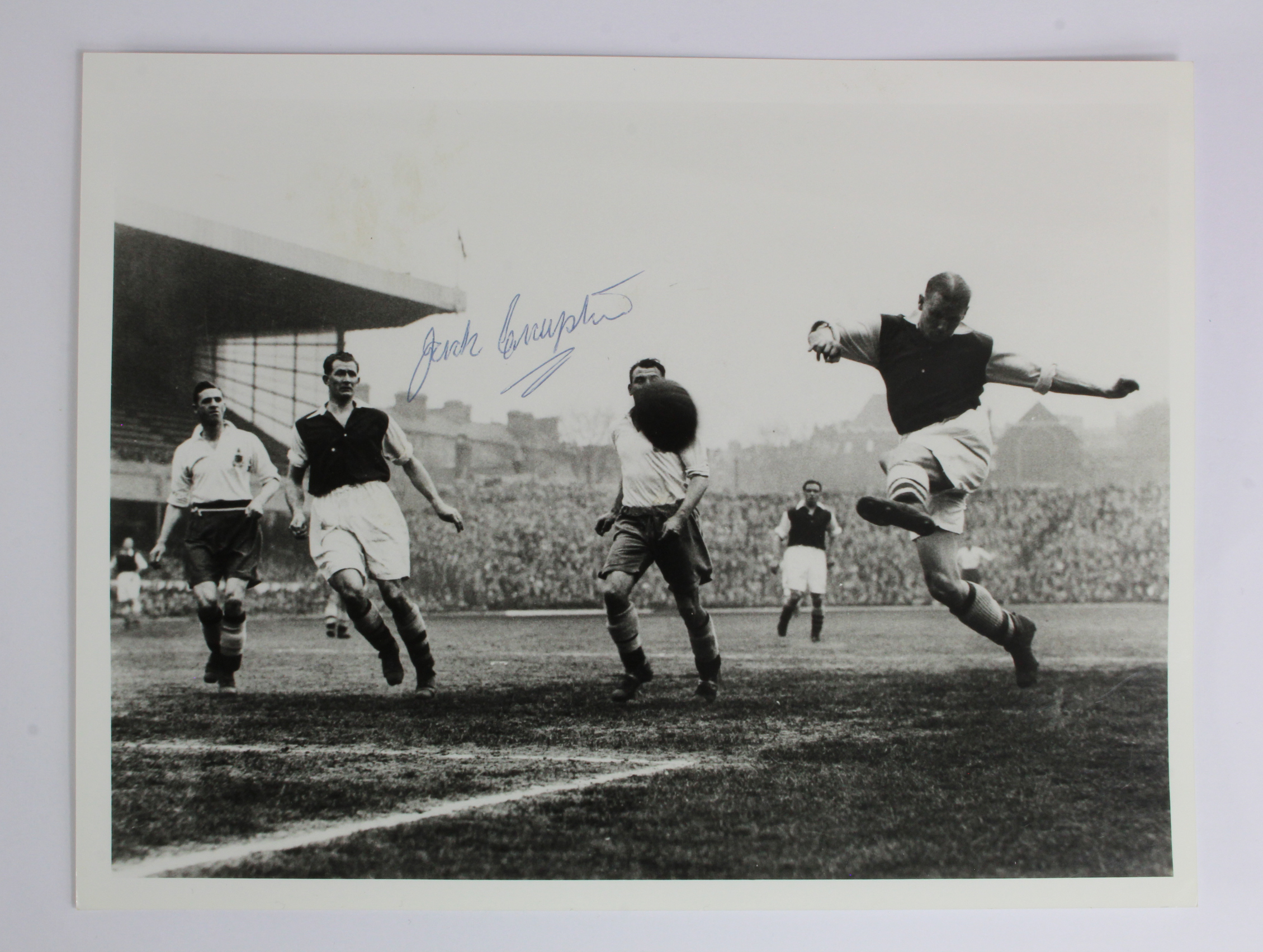 Arsenal interest, a b&w photo of Arsenal v Bolton Wanderers 1937, shows Cliff Bastin shooting