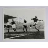 Arsenal interest, a b&w photo of Arsenal v Bolton Wanderers 1937, shows Cliff Bastin shooting