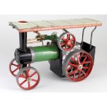 Mamod TE1A live steam tractor, with coal box, height 17cm, length 25.5cm approx.