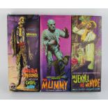 Aurora. Three Aurora plastic scale model kits, comprising The Mummy (no. 427); Dr Jekyll as Mr, Hyde
