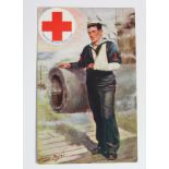 The Red Cross Series by Harry Payne, Wounded Sailor   (1)