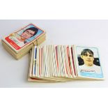 A & Bc Gum, Footballers (Yellow), complete sets 1-54 & 55-101, majority VG (3 or 4 with damage)