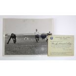 Birmingham City season 1945/46 rare (8"x6") black & white press photo for F/L South match v's