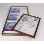 Signed 617 Dambuster Squadron covers dated 1998 (80th Anniversary of the RAF) 4 signatures with COA,