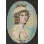 Wills - Miniatures (metal) overseas issue, type card, Portrait of a Lady, VG cat value £65