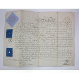 Commission document relating to William Henry McCausland to the rank of Captain, dated 12th