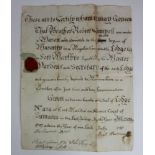 Masonic interest - a very early certificate for Robert Campell, Fort Marlbro Lodge, Sumatra, East