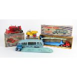 Dinky / Corgi Toys. A group of three boxed Dinky toys, comprising Pullmore Car Transporter (982);