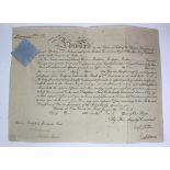 Commission document relating to Austin Bradford Woodgate to the rank of 2nd Lieutenant, dated 23rd