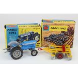 Corgi Toys, no. 67 'Ford 5000 Super Major Tractor', missing driver, contained in original box,