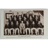 Cricket, 1953 Australian Team, official photograph R/P   (1)