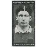 Murray - Footballers, series J, type card R Templeton, Fulham, G - G+ cat value £65