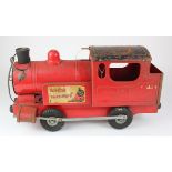 Triang tinplate 'puff puff' toy train, length 45cm approx.