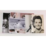 Glamour photos small collection inc Jane Russell, Joan Collins + Diana Dors. Mixed lot (7)