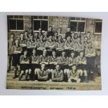 Wolverhampton Wanderers b&w original team photo (10"x7") for 1935/36. Playing staff probably taken
