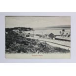 Railway station postcard. Sandside Cumberland Furness Railway, postally used Milnthorpe RSO 1904.