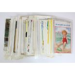 Comic postcards, loose range of old cards and Tick cards. (approx 50)