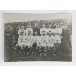Stalybridge Celtic extremely rare postcard sized photo of 1921/22 Team. When the 3rd Divn North