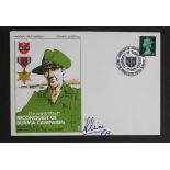 Field Marshall William Slim, (1891-1970), scarce National Army Museum cover, signed by Slim,