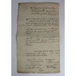 Military Pay Order from Brigadier Gen Francis McLean in Nova Scotia, 1779. Payment to be made to