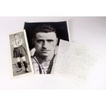 Patsy Gallagher Sunderland & Scotland, 4 signed items. Black & white 12"x9" print signed to image, 2