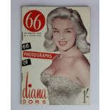 Diana Dors small pocket magazine, '66' photographs of Diana Dors.