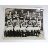 Birmingham City b&w 10"x8" Team photo taken on 25/8/1948 at St Andrews when they played