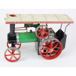 Mamod TE1A live steam tractor, with burner, height 16cm, length 26cm approx.