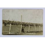 Cardiff City v Kettering RP postcard of Crowd at Ninian Park, played in Southern League Div 2 on 2/