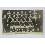 Middlesborough b&w postcard sized photo of the Team Squad 1921 Season