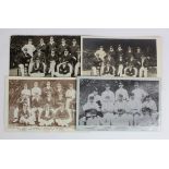 Yorkshire Cricket Club postcards c1903 inc Rotary Photo No3813 T W D Durhams Ltd Leeds & Hawkins