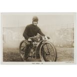 Pattreiouex - type card- Dirt Track Riders (Premium issue) Ivor Creek no.35, VG, cat value £250