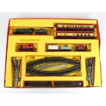 Triang RS47 model train set, a few pieces of track missing, contained in original box (sold as