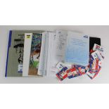 Football World Cup 1998, approximately forty items, including Media team & other sheets, press