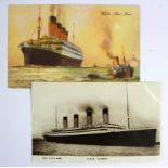 White Star Line, RMS Olympic, one with increased number of lifeboats   (2)